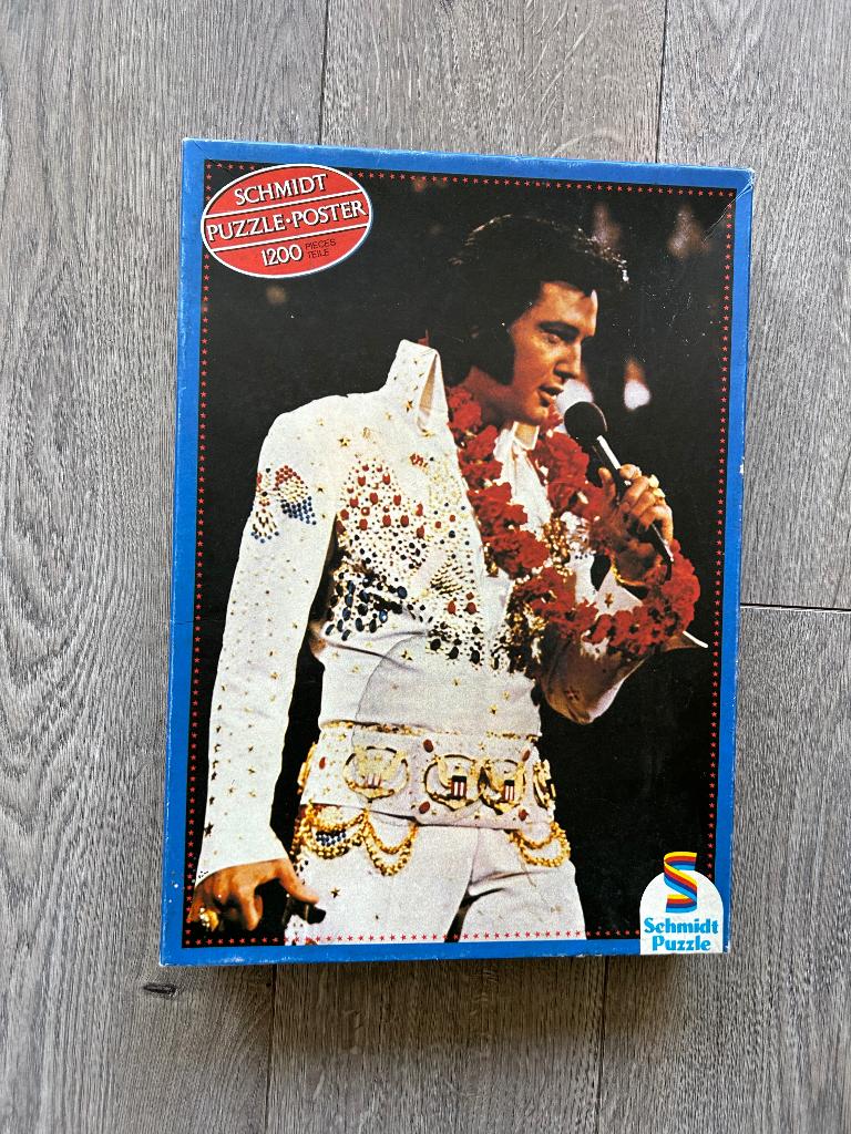 Gratis legpuzzel Elvis Presley, Ophalen, 500 t/m 1500 stukjes, Gebruikt, Legpuzzel