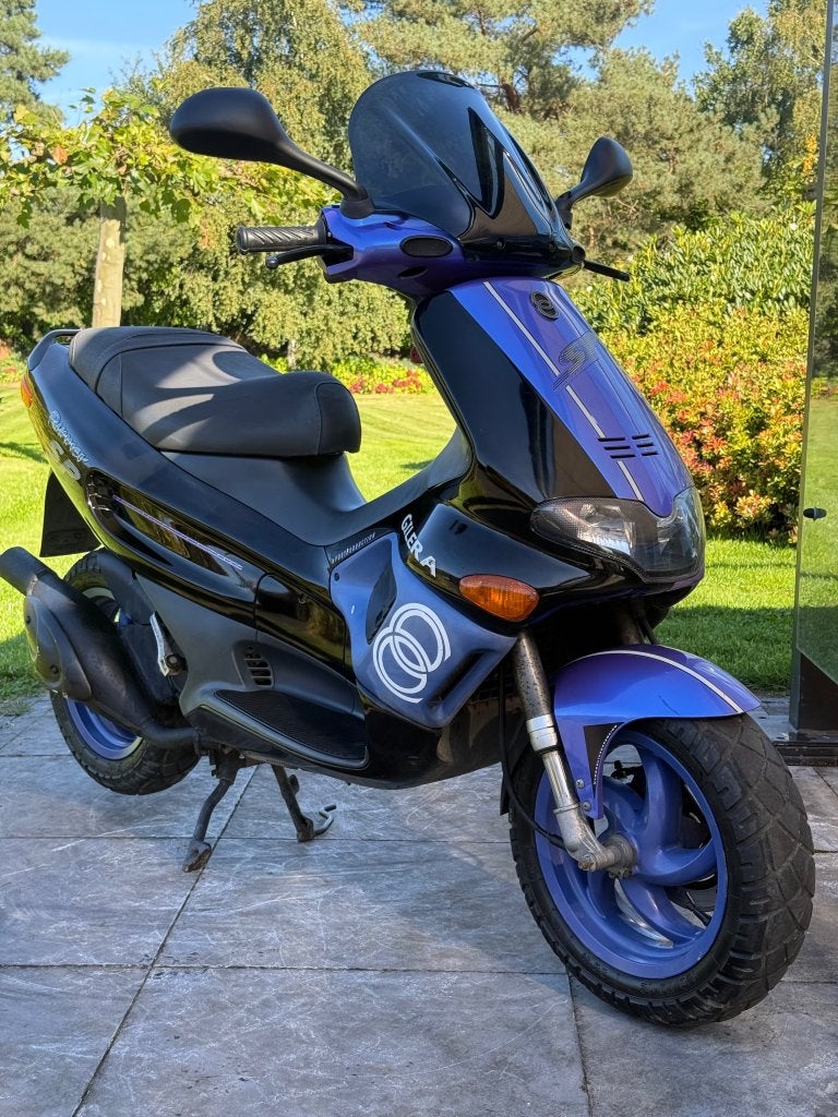 ⭐️Gilera runner 50cc 2 takt violet paars Zwart Brom⭐️