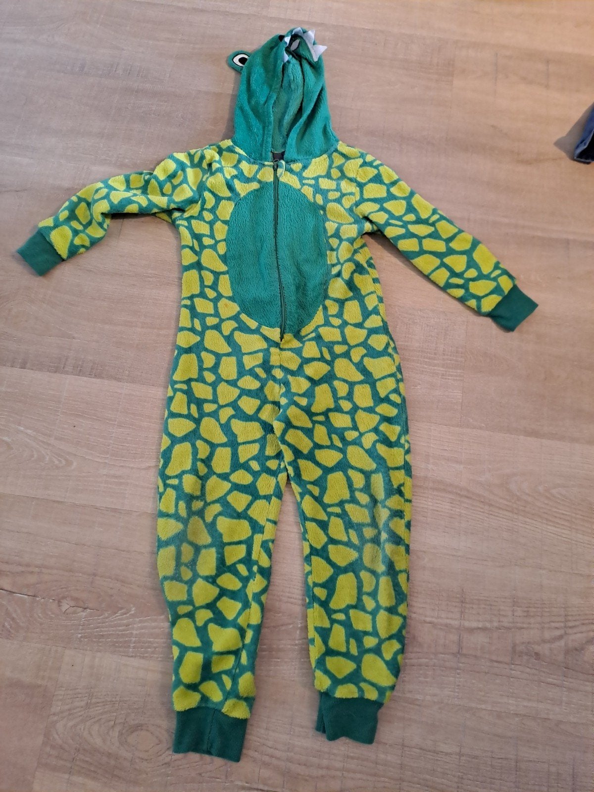 Leuke groene dinosaurus onesie maat 122/128, Nacht- of Onderkleding, Gebruikt, 9th Avenue, Jongen of Meisje