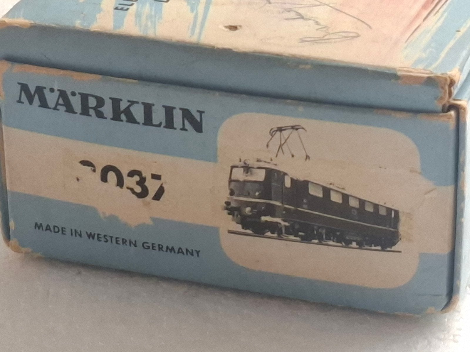 marklin 3037 lege lok doos, Wisselstroom, Gebruikt, Locomotief, Ophalen of Verzenden