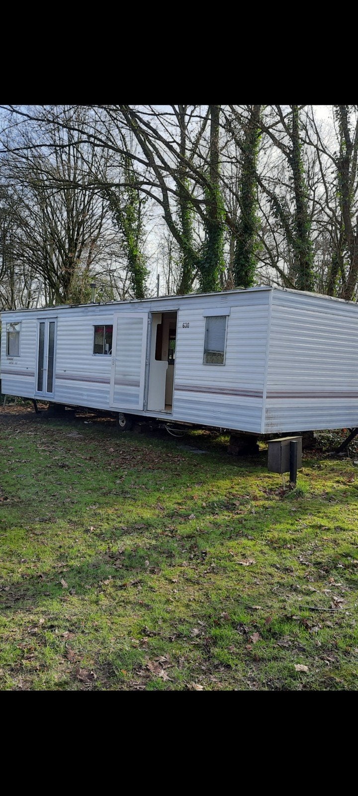 Te koop aluminium stacaravan, Ophalen