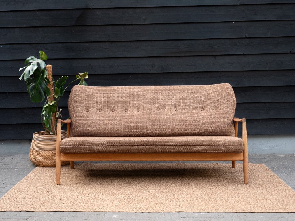 Mid-Century | Bovenkamp deense design bank | Vintage bruin, Mid-Century, design, Vintage, Bovenkamp, Gebruikt, -