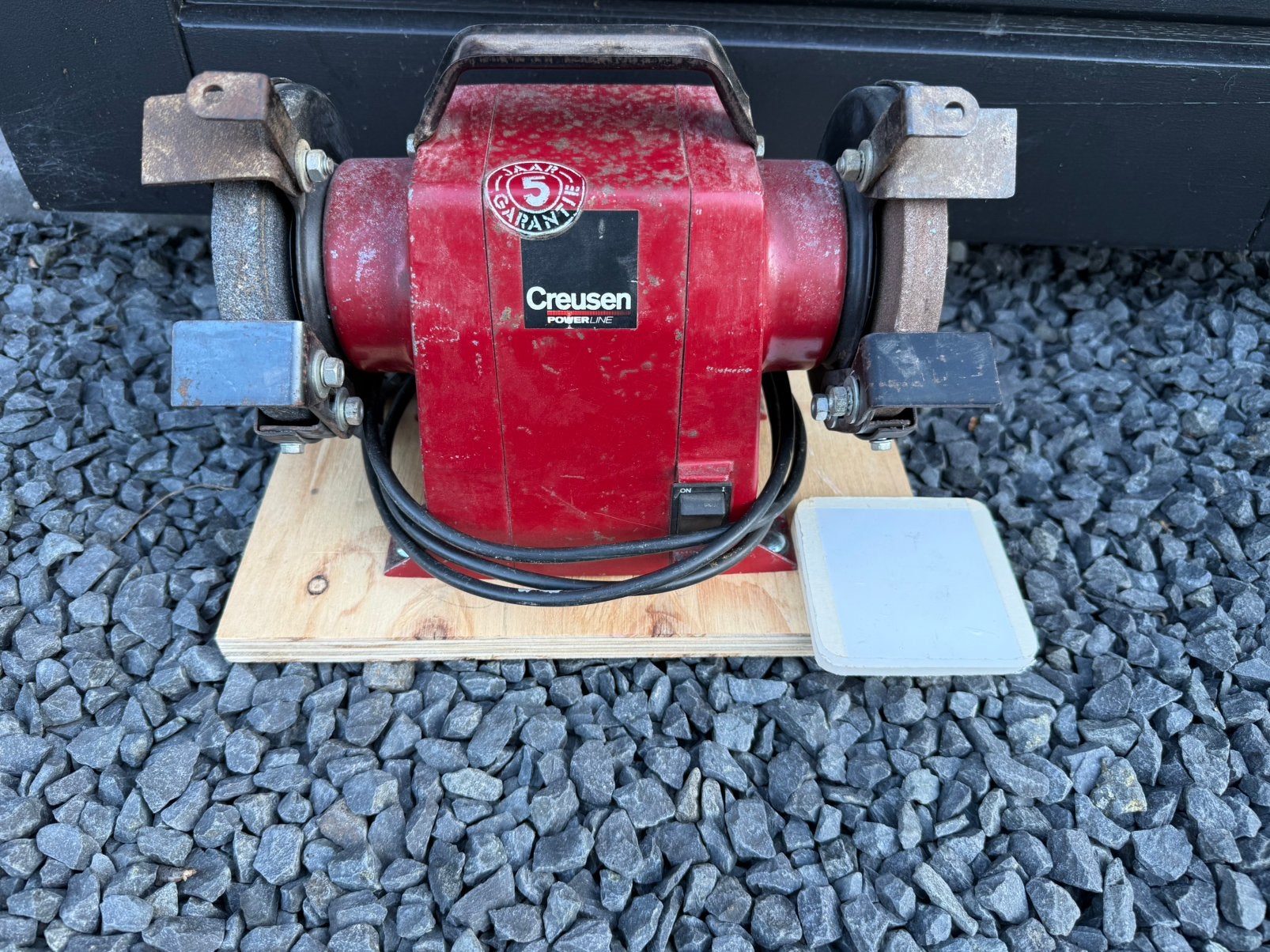 Slijpmachine Creusen, Doe-het-zelf en Verbouw, Gereedschap | Slijpmachines, Ophalen of Verzenden, Zo goed als nieuw, Minder dan 700 watt