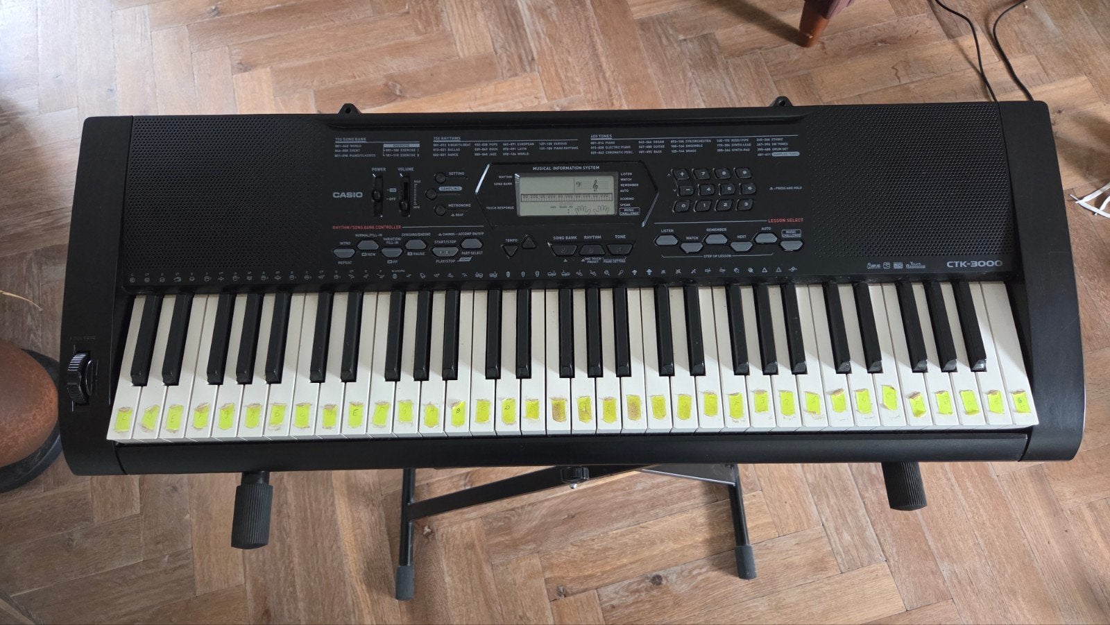 Casio CTK-3000 Keyboard, Muziek en Instrumenten, Keyboards, Zo goed als nieuw, 61 toetsen, Casio, Aanslaggevoelig, Midi-aansluiting