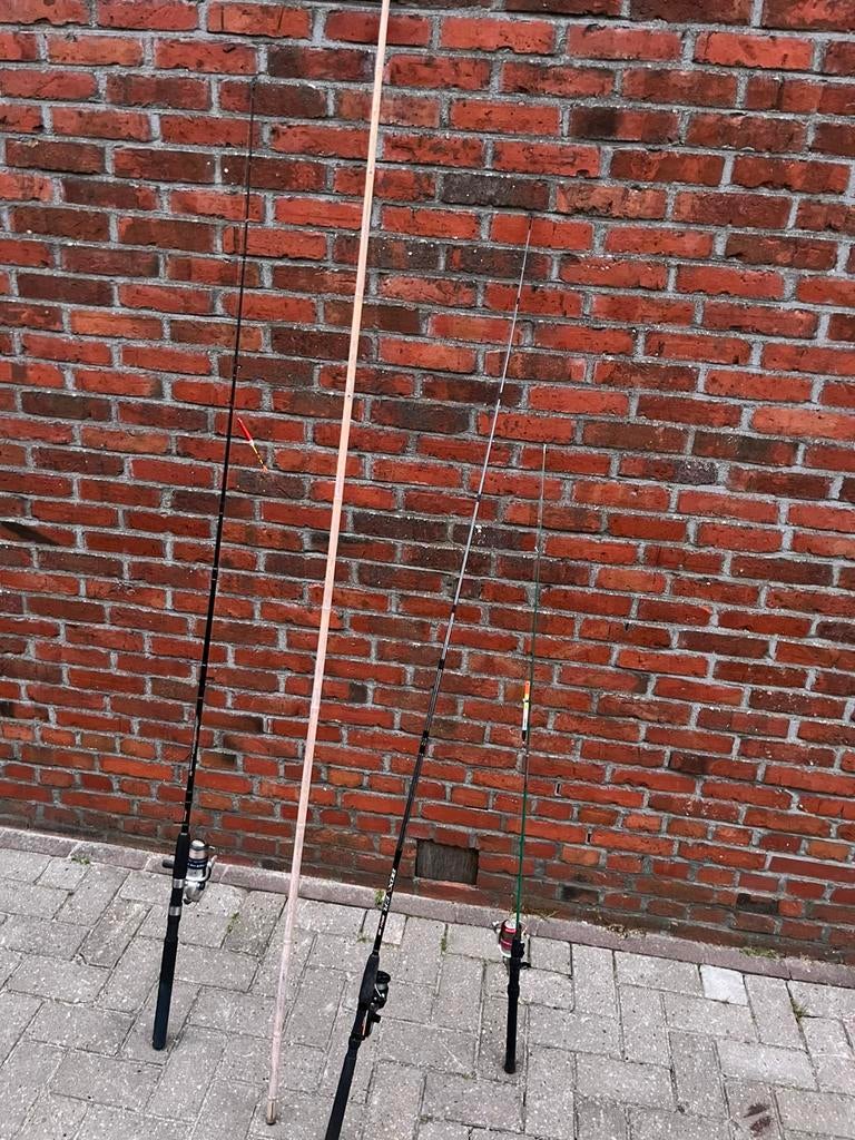 4x vishengel opknappers, Ophalen, Gebruikt, Werphengel