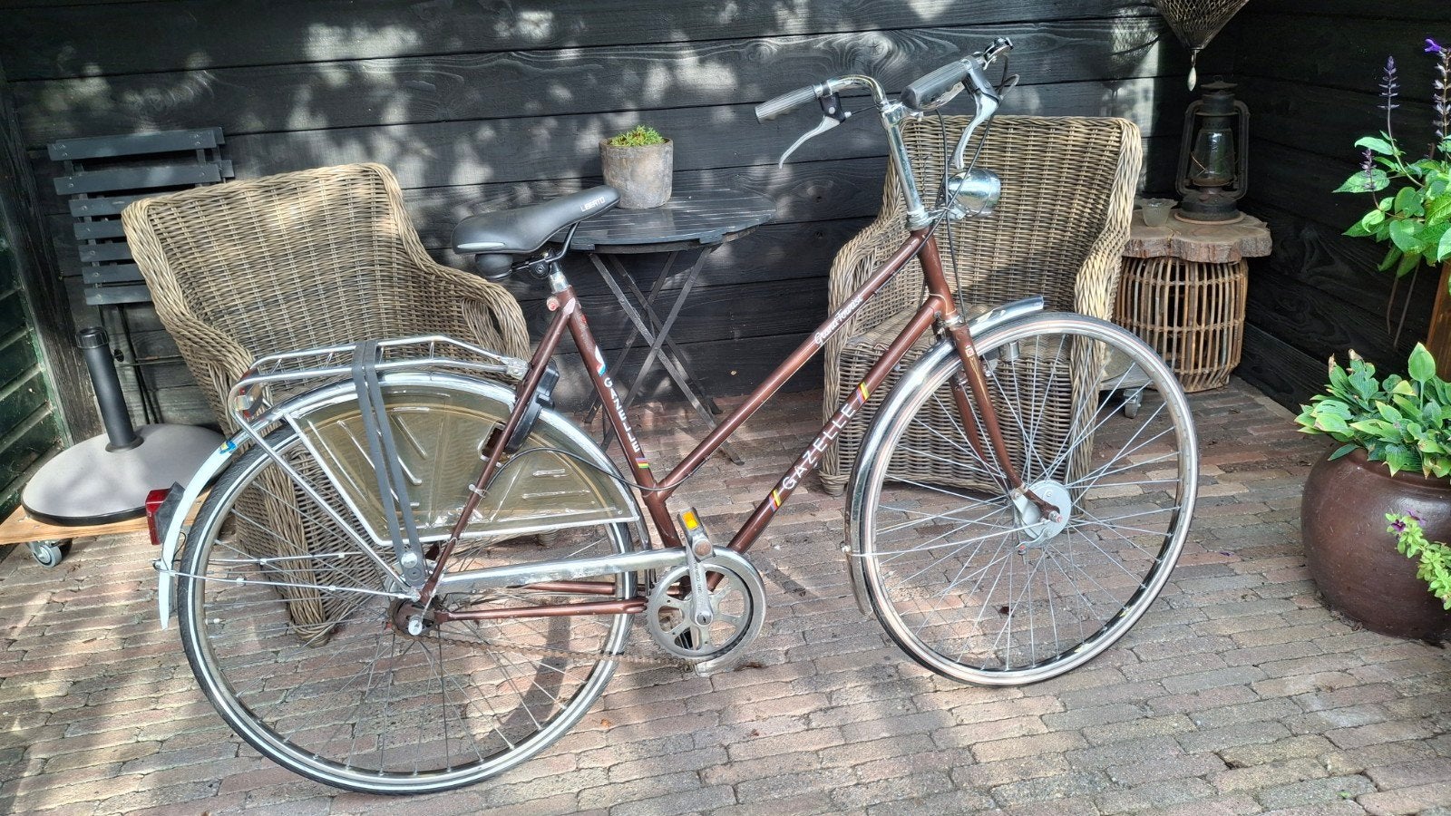 Gazelle Grand Tourist Vintage damesfiets, Ophalen, Gebruikt, Versnellingen, 56 cm of meer