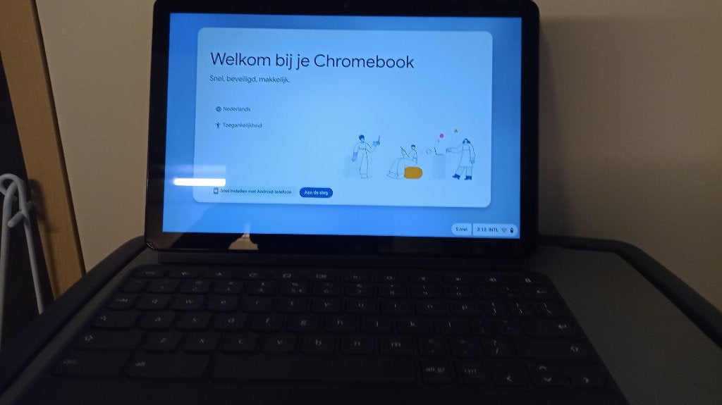 Lenovo chromebook, Ophalen, 4 GB of minder, Touchscreen, Zo goed als nieuw
