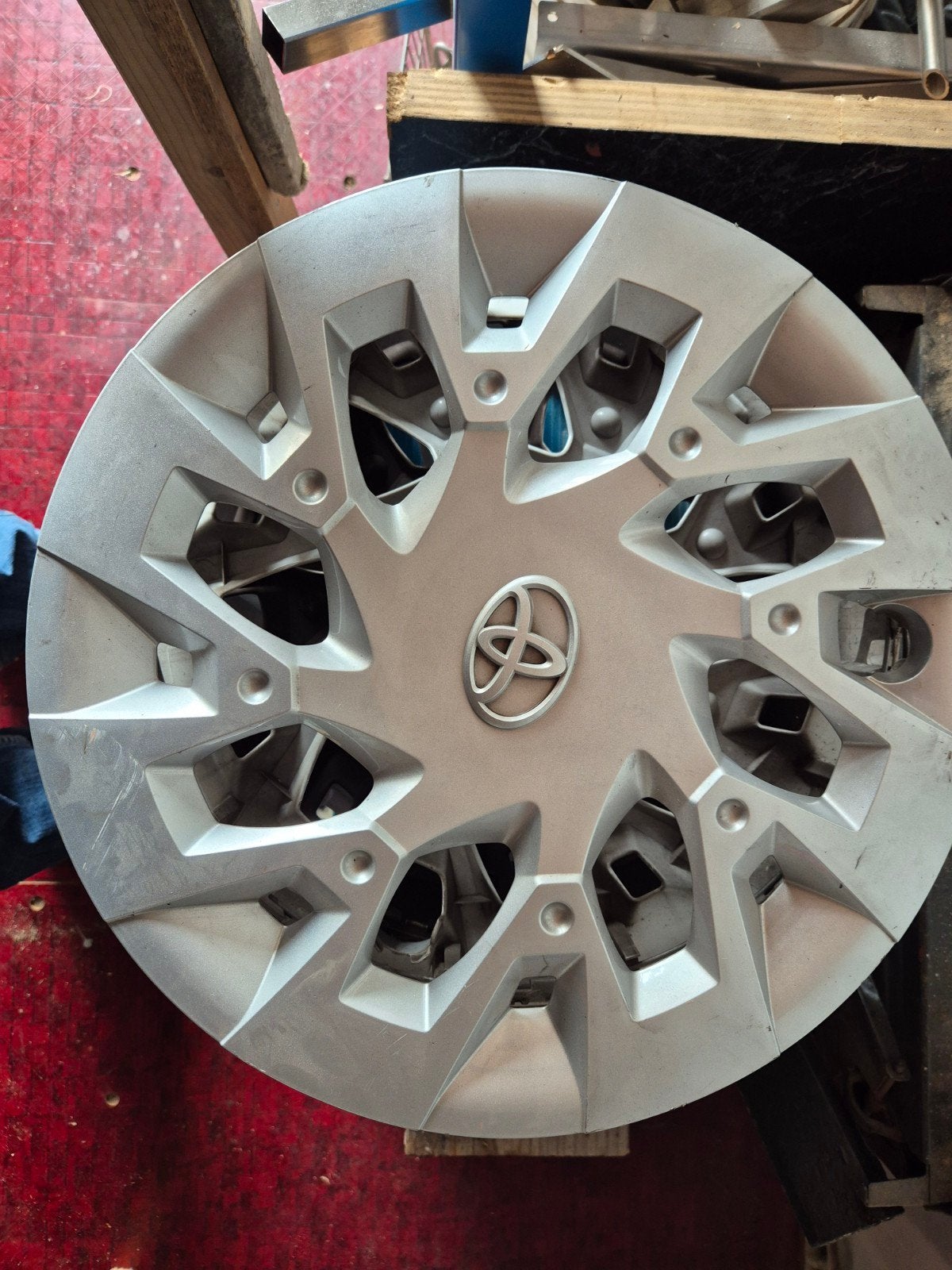 wieldoppen 14 inch, Ophalen of Verzenden, Gebruikt