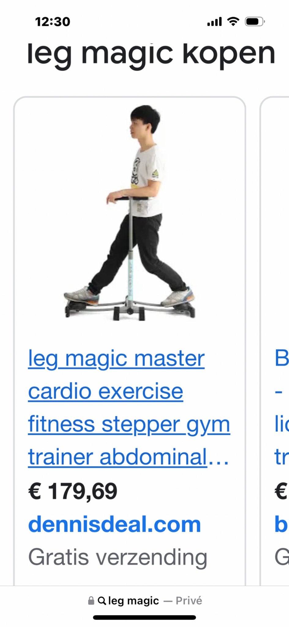 Leg Magic Master Cardio Fitness Stepper Gym Trainer, Ophalen, Stepapparaat, Nieuw, Metaal