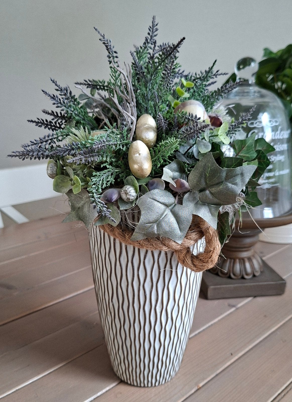 Mooi kunst bloemstuk, Ophalen of Verzenden