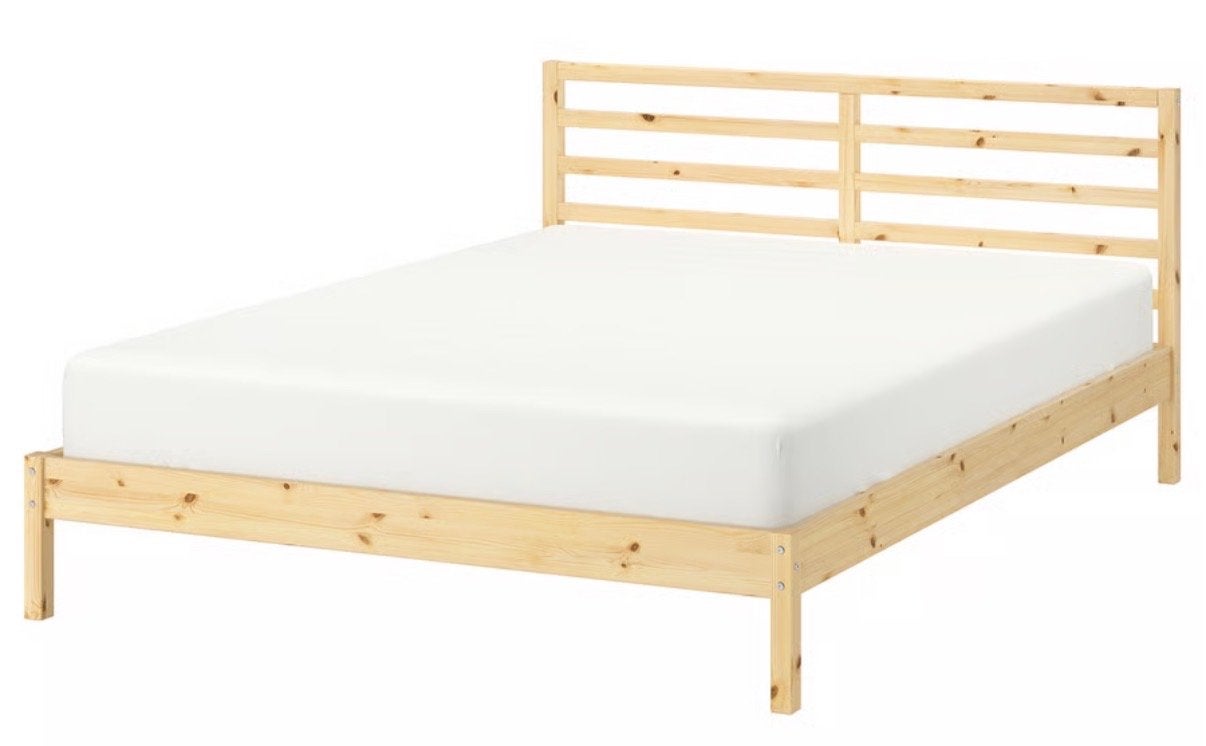 IKEA Tarva Queen (160x200 cm), Huis en Inrichting, Ophalen, Gebruikt, Overige kleuren, Tweepersoons