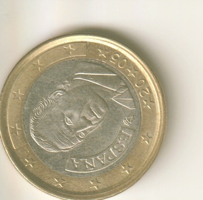 1 euro 2005 spanje, Postzegels en Munten, Munten | Europa | Euromunten, Verzenden, Spanje, 2 euro