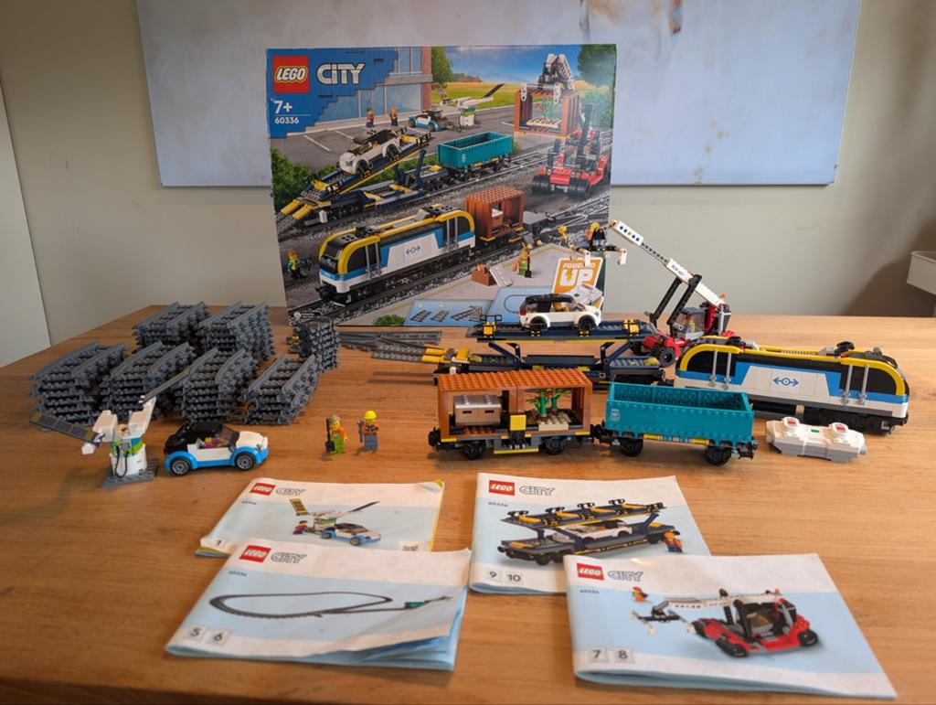 LEGO City Trein 60336, Buggy 60424 & Rails 60205, Ophalen of Verzenden, Gebruikt