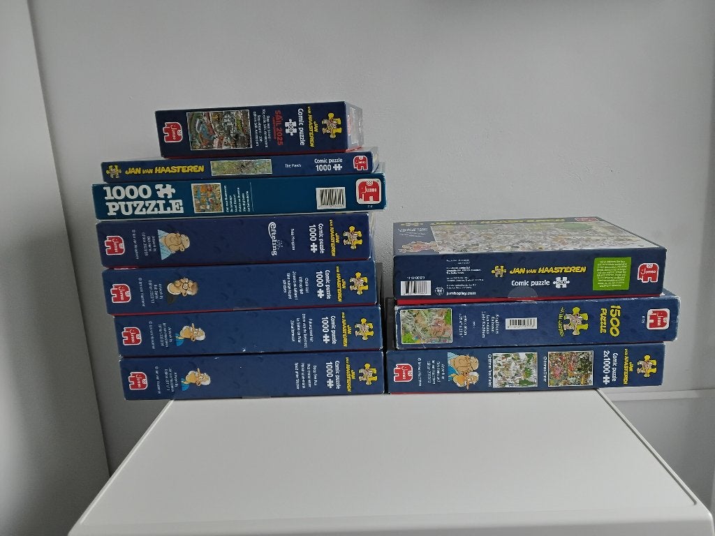 Jan van Haasteren Legpuzzels, Hobby en Vrije tijd, Ophalen, Gebruikt, Legpuzzel, 500 t/m 1500 stukjes