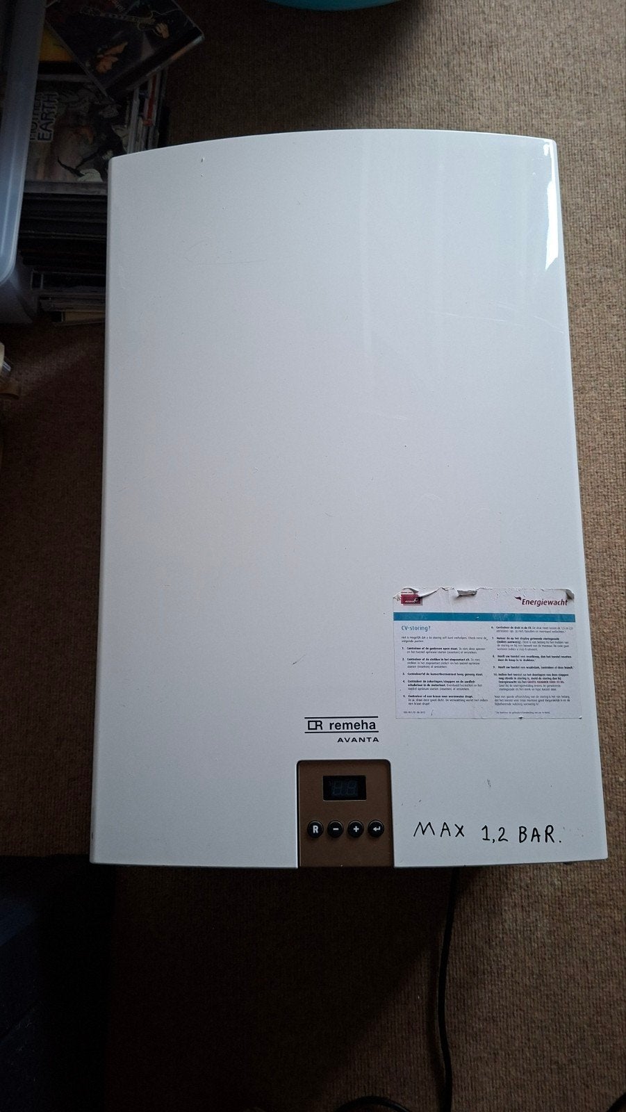Remeha Avanta 35c CV-ketel, Ophalen, Gebruikt