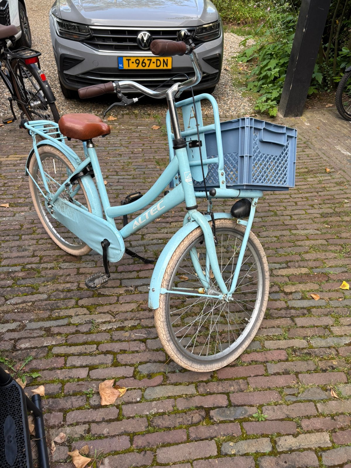 Leuke lichtblauwe meisjes fiets 24 inch, Ophalen of Verzenden, Zo goed als nieuw, 24 inch