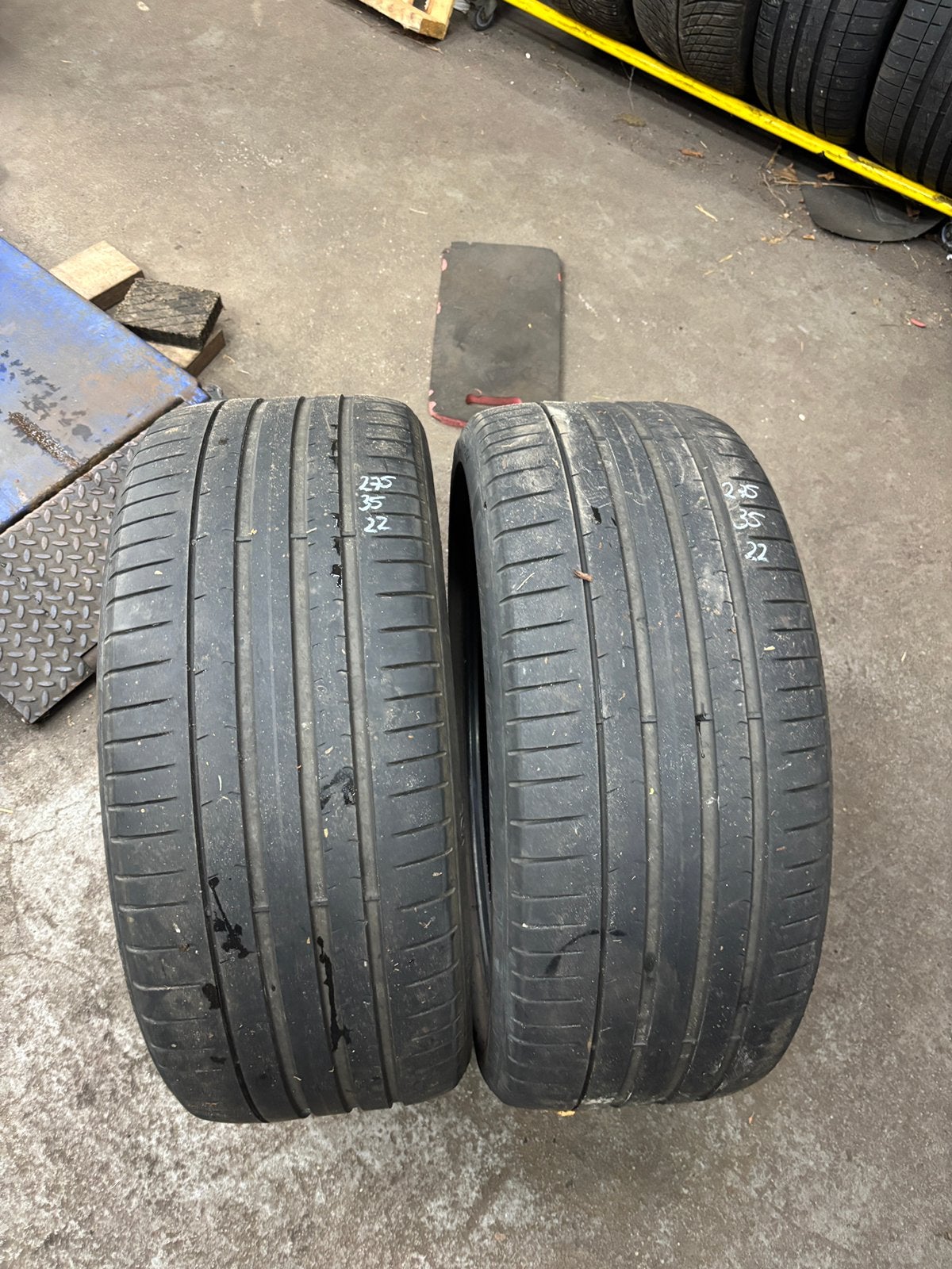 Gebruikte band 215-50-17 2055017 205 50 17 2156016 2753522, 275 mm, Overige maten, Ophalen of Verzenden, MJA BANDENSERVICE