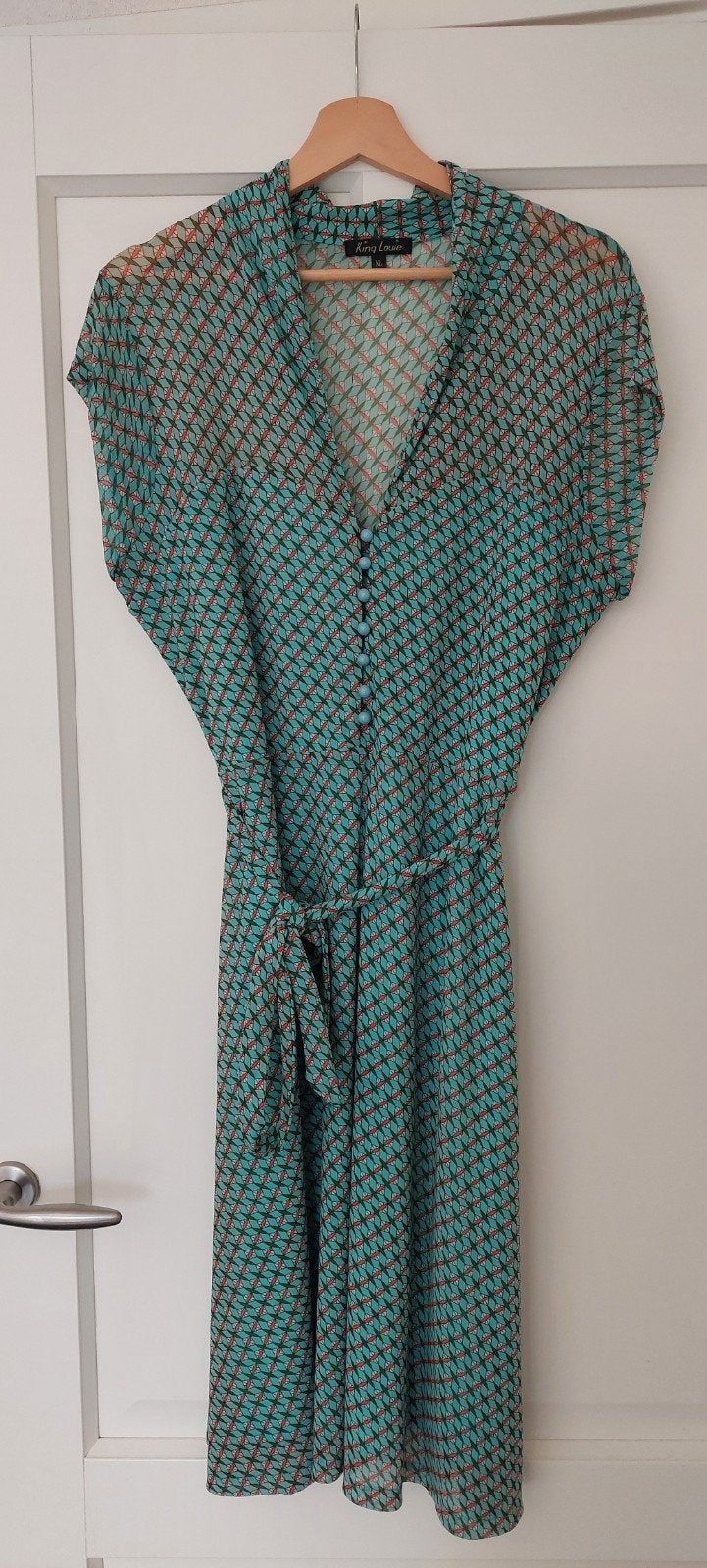King Louie jurk XL, Ophalen of Verzenden, Zo goed als nieuw, Maat 46/48 (XL) of groter, Knielengte