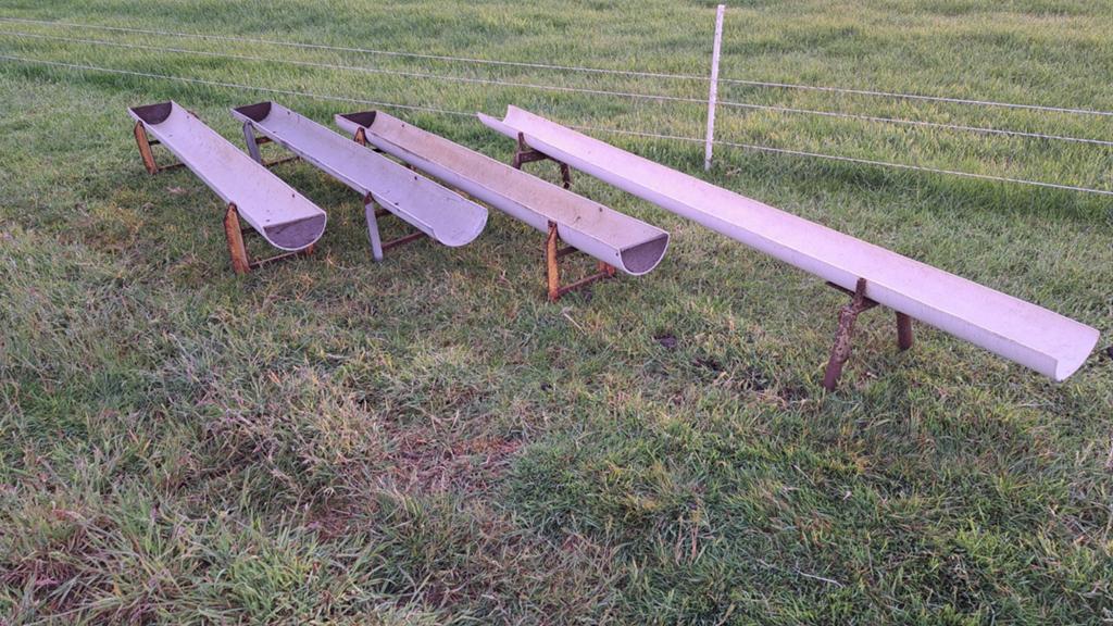 Voer bakken voor klein vee, Doe-het-zelf en Verbouw, Metalen, Ophalen of Verzenden