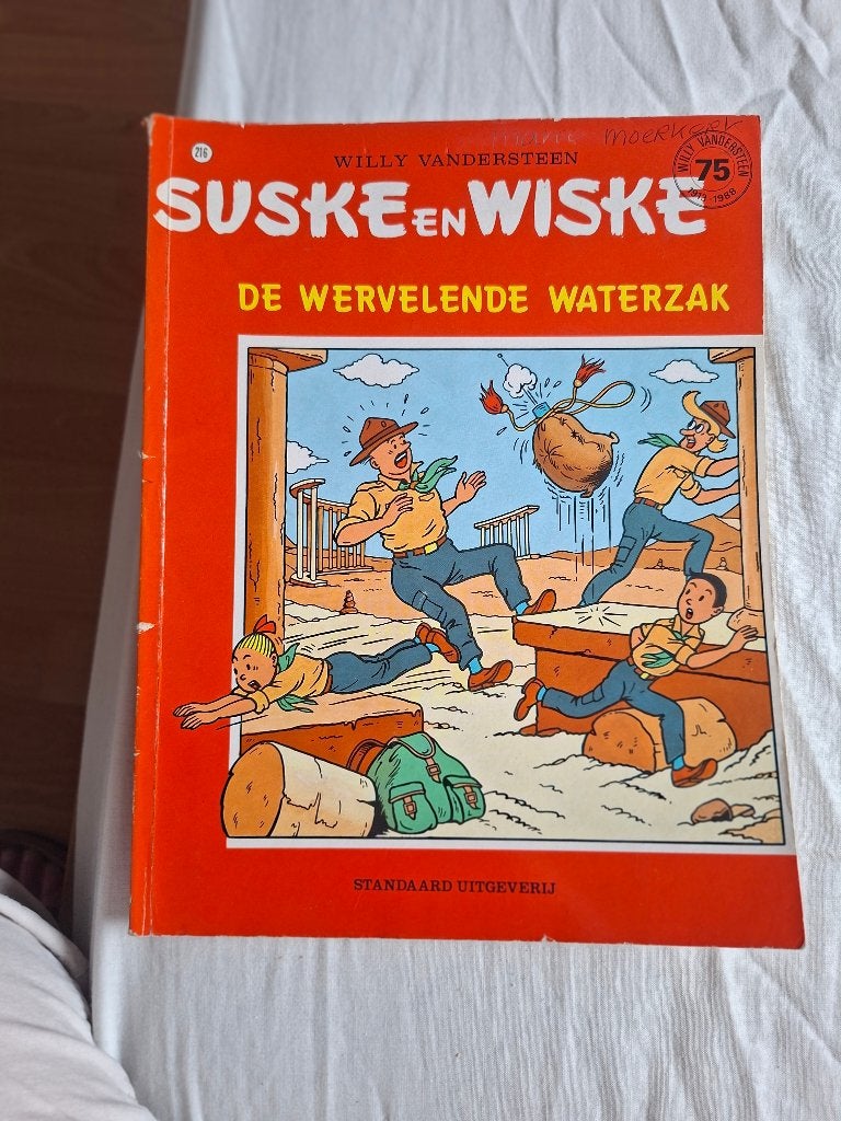 Suske en Wiske, de wervelende waterzak, Eén stripboek, Ophalen of Verzenden