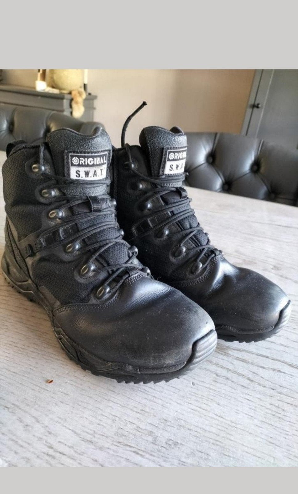 Original S.W.A.T. veiligheid schoenen/ kisten, Ophalen of Verzenden, Zo goed als nieuw, Sneakers of Gympen