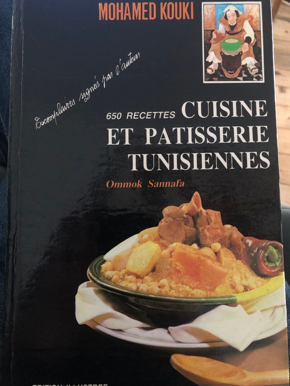 Cuisine et Patisserie Tunisiennes - Mohamed Kouki gesigneerd, Ophalen of Verzenden, Zo goed als nieuw, Midden-Oosten en Marokko