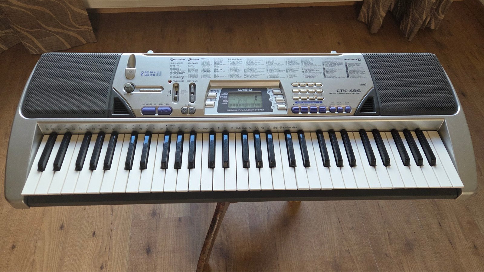 Casio CTK-496 keyboard, Ophalen, Gebruikt, 61 toetsen, Casio