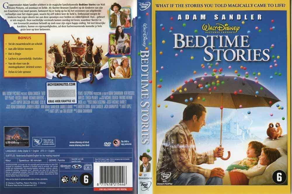 Bedtime Stories DVD met Adam Sandler, Alle leeftijden, Ophalen of Verzenden, Zo goed als nieuw, Romantische komedie