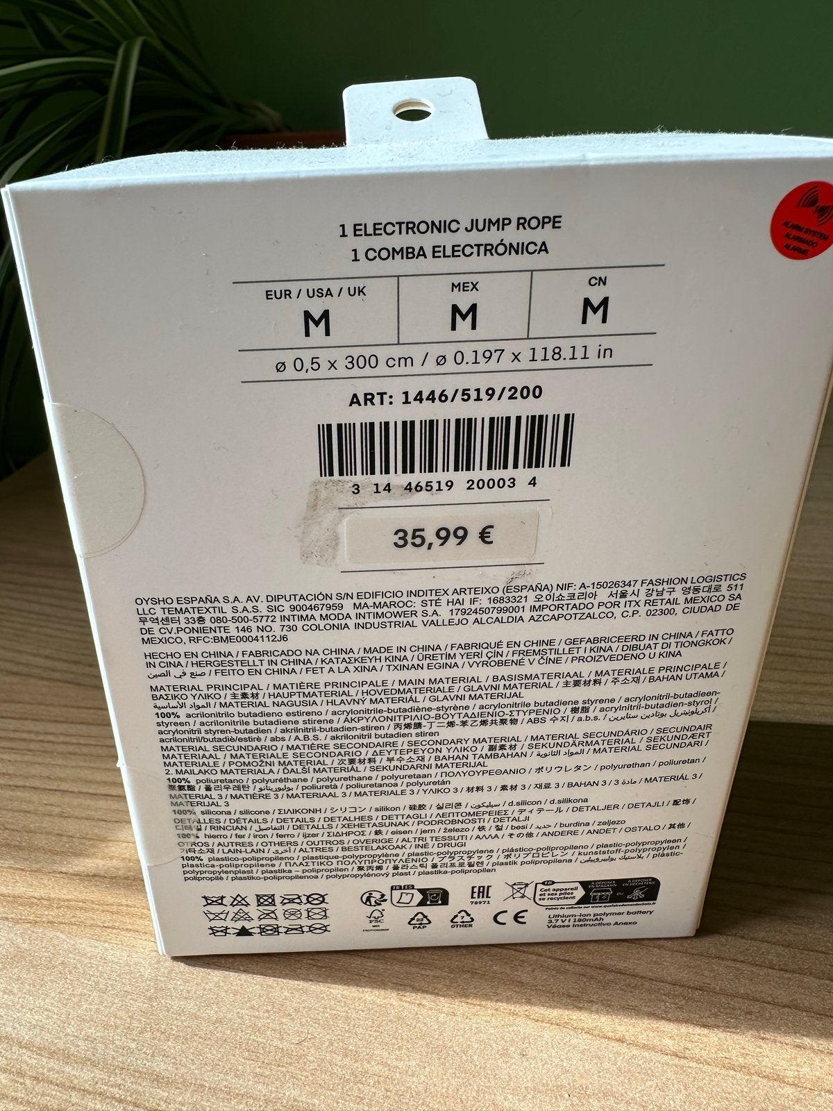 Oysho Elektronisch Springtouw - Nieuw in Doos, Ophalen of Verzenden, Nieuw