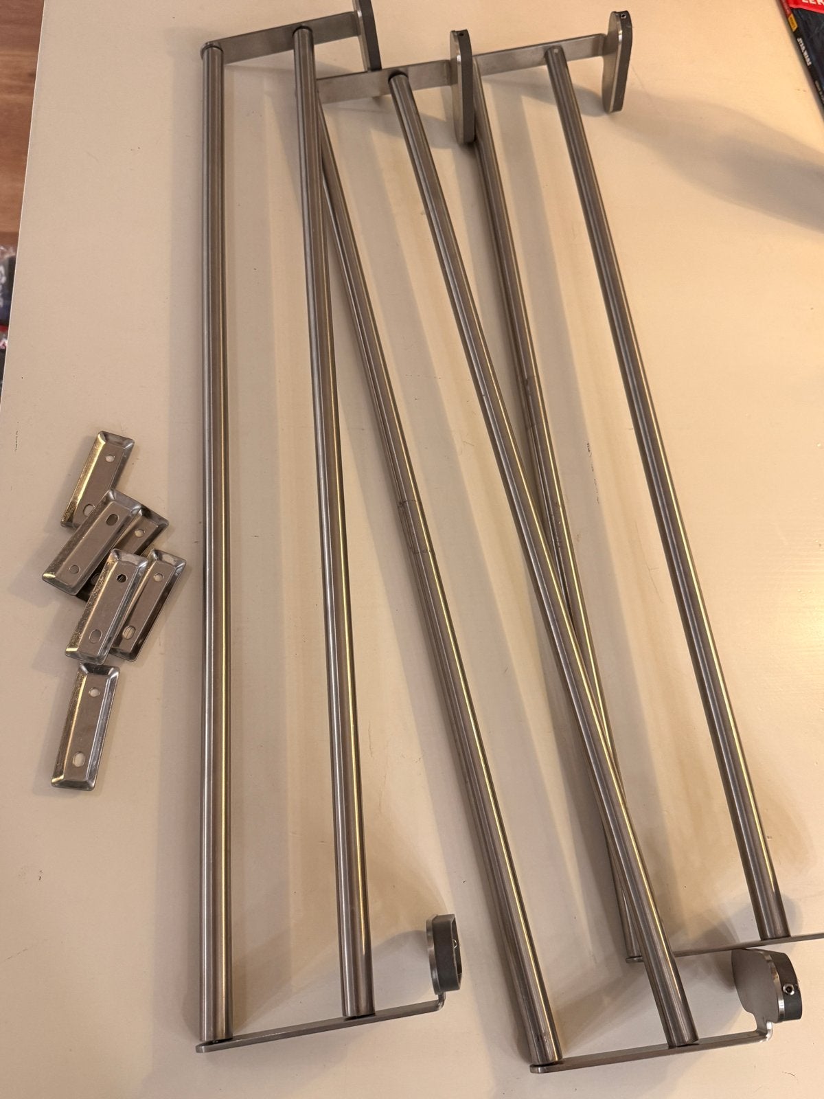 IKEA Brogrund Handdoekstang - Set van 3, IKEA, Gebruikt, Handdoekenrek, Ophalen of Verzenden