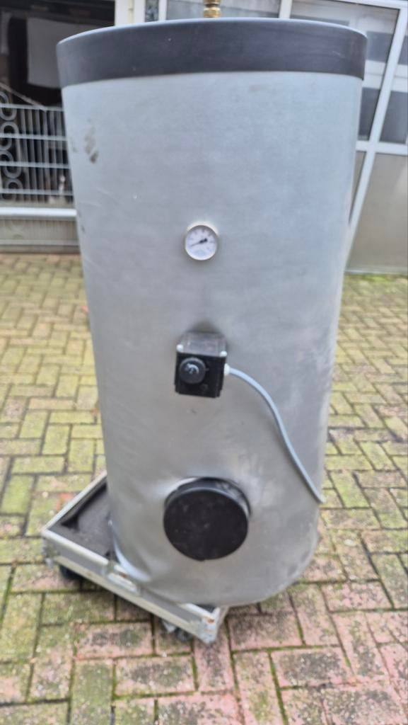 Buffervat  vloerverwarming, Ophalen