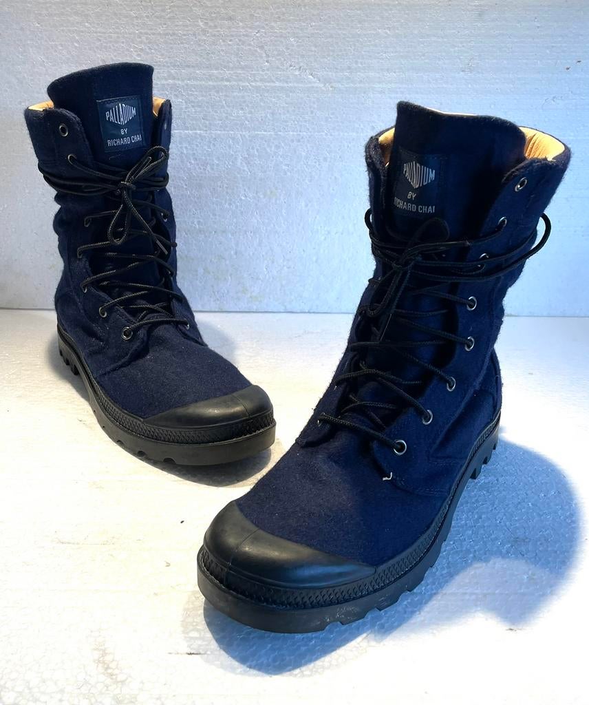 Palladium Special Edition By Richard Chai Pampa Hi 43 blauw, Ophalen of Verzenden, Zo goed als nieuw