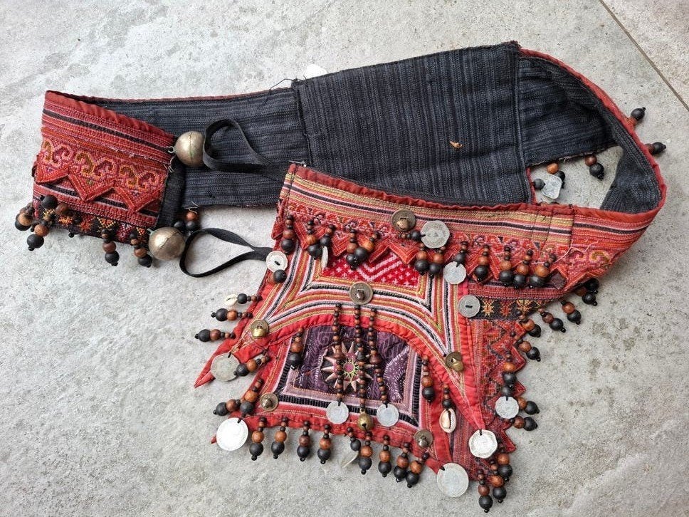 riem met 2 tasjes klederdracht, Ophalen of Verzenden