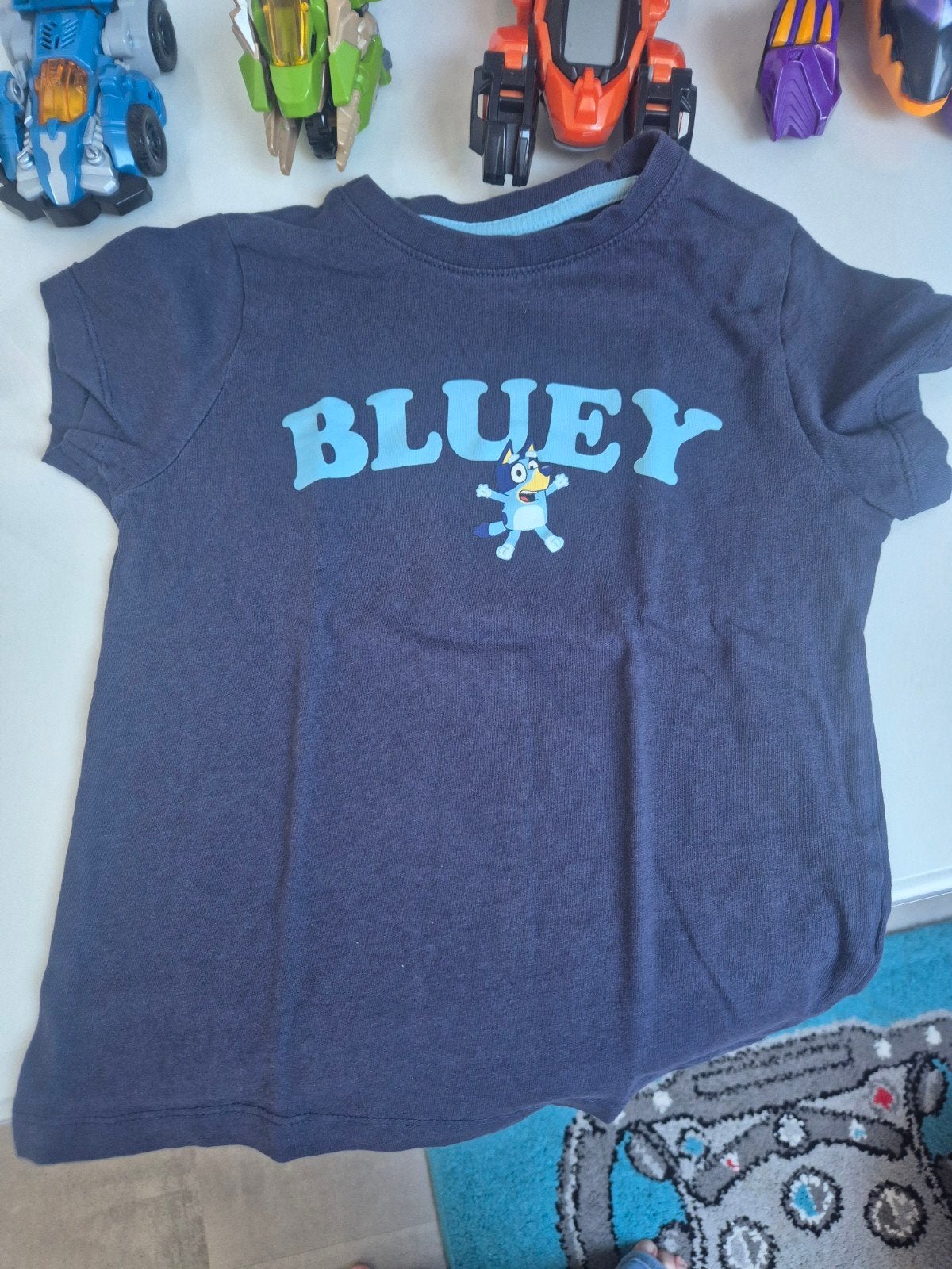 Bluey shirtje 110/116, Ophalen of Verzenden, Zo goed als nieuw, Shirt of Longsleeve