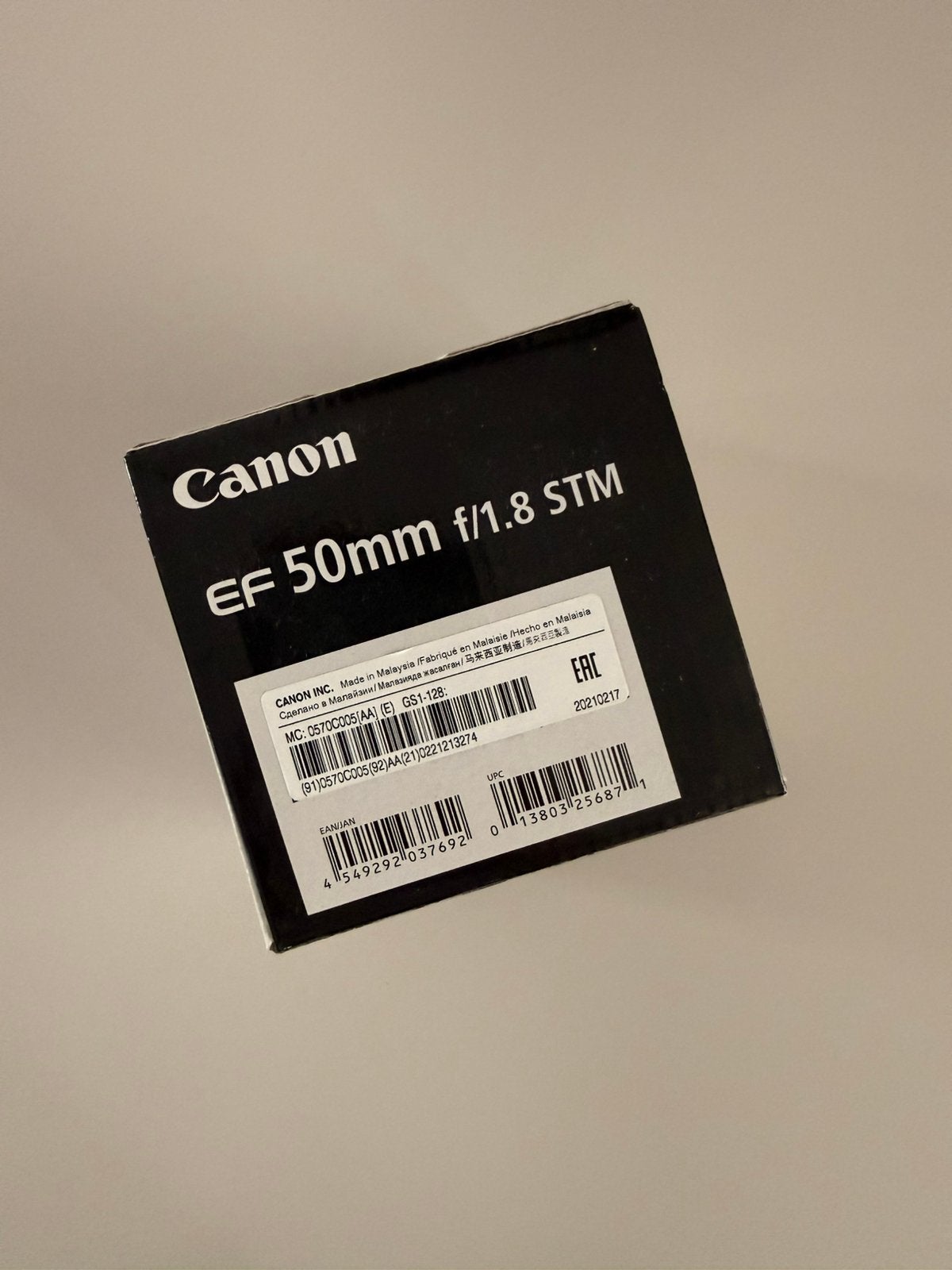 Canon EF 50mm f/1.8 STM, Ophalen of Verzenden, Zo goed als nieuw, Standaardlens