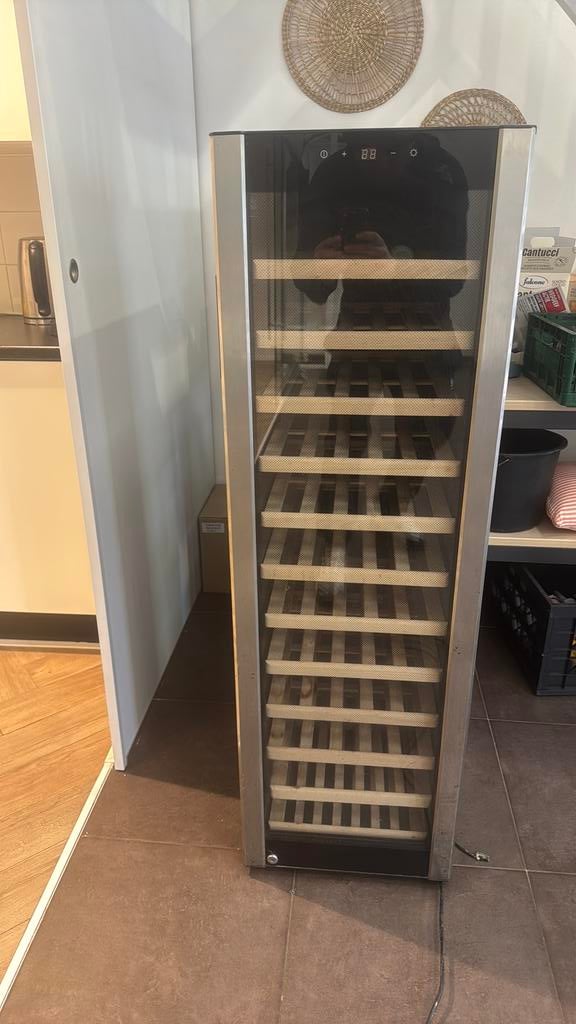 Wine cooler, Ophalen of Verzenden, Gebruikt, 60 tot 90 cm, 140 tot 160 cm