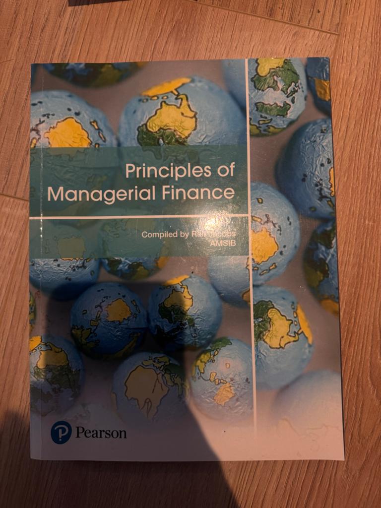 Principles of Managerial Finance - Pearson, Boeken, Ophalen of Verzenden, Gamma, Zo goed als nieuw, HBO