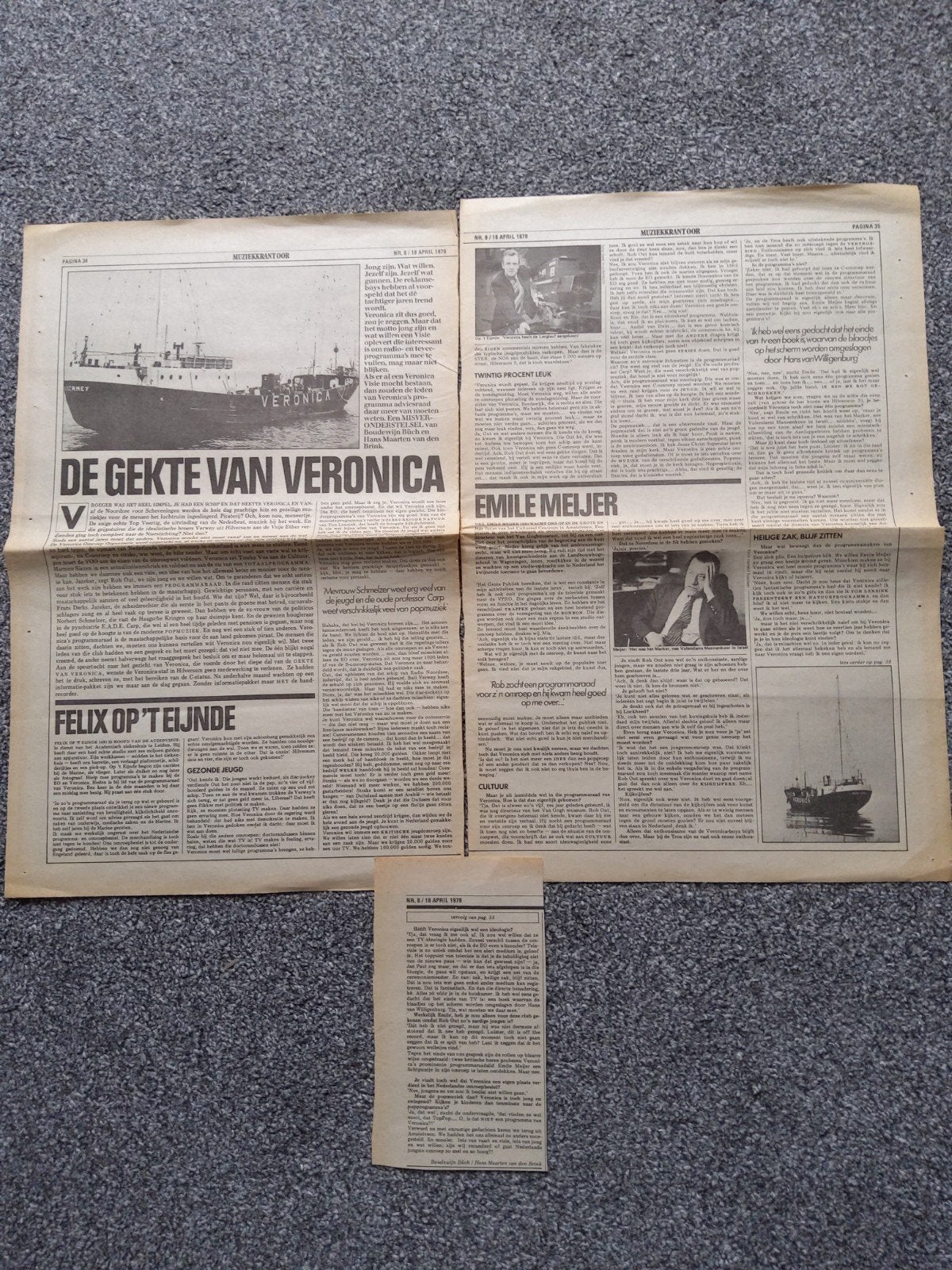 Het schip van Radio Veronica:  de story, Ophalen of Verzenden, Boek, Tijdschrift of Artikel