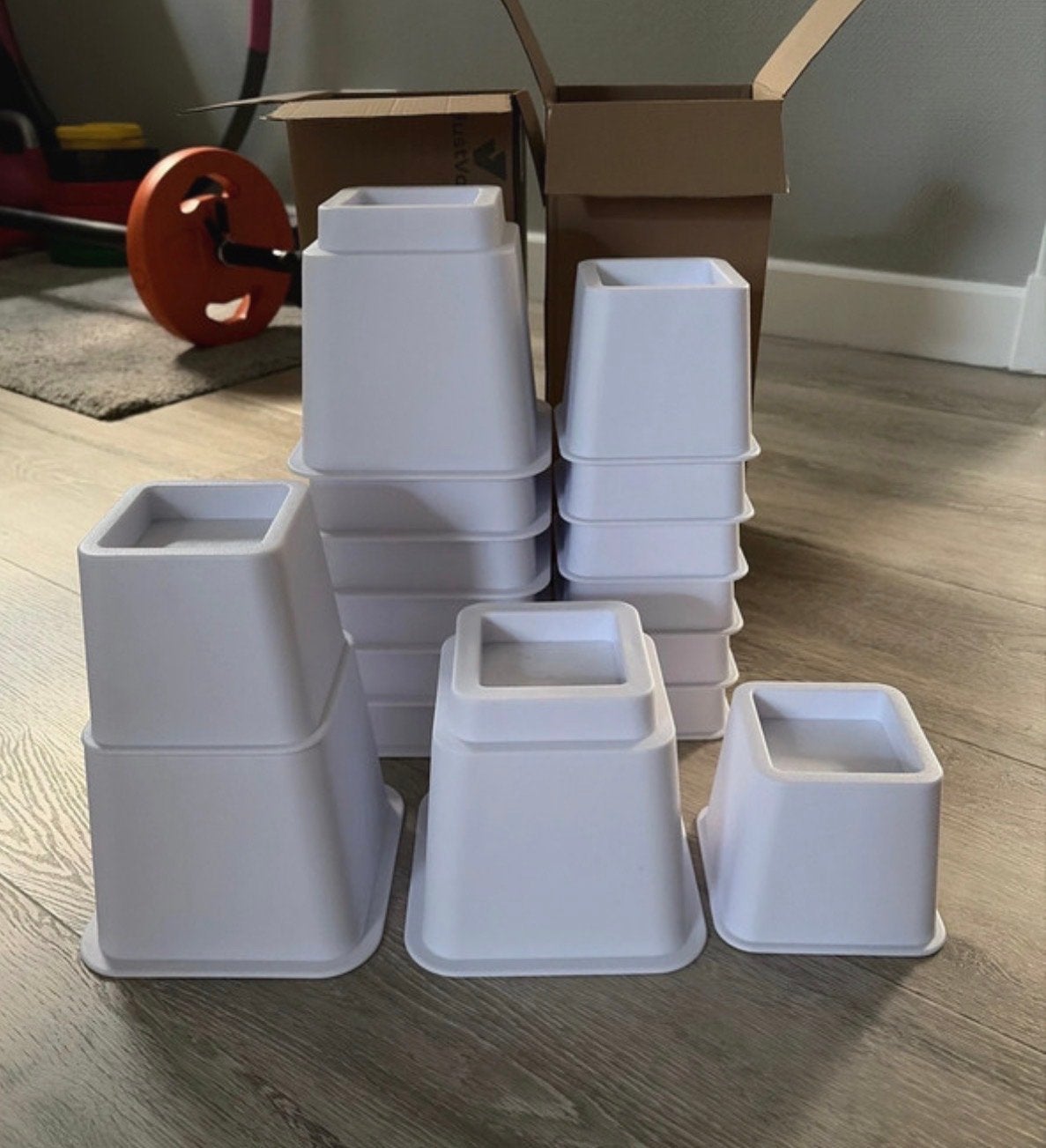 Verhogers voor meubels of bed - Set van 16 stuks, Ophalen of Verzenden, Zo goed als nieuw