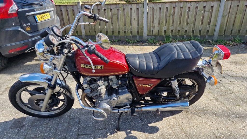 Zeldzame suzuki gs1000l chopper, 4 cilinders, Gebruikt, Handgeschakeld, Chopper