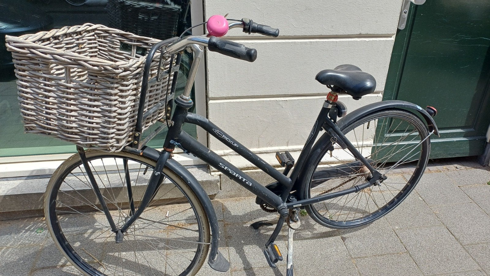 Sparta Pick-Up fiets met mand  - Gebruikt, Ophalen, Terugtraprem, Sparta, Gebruikt