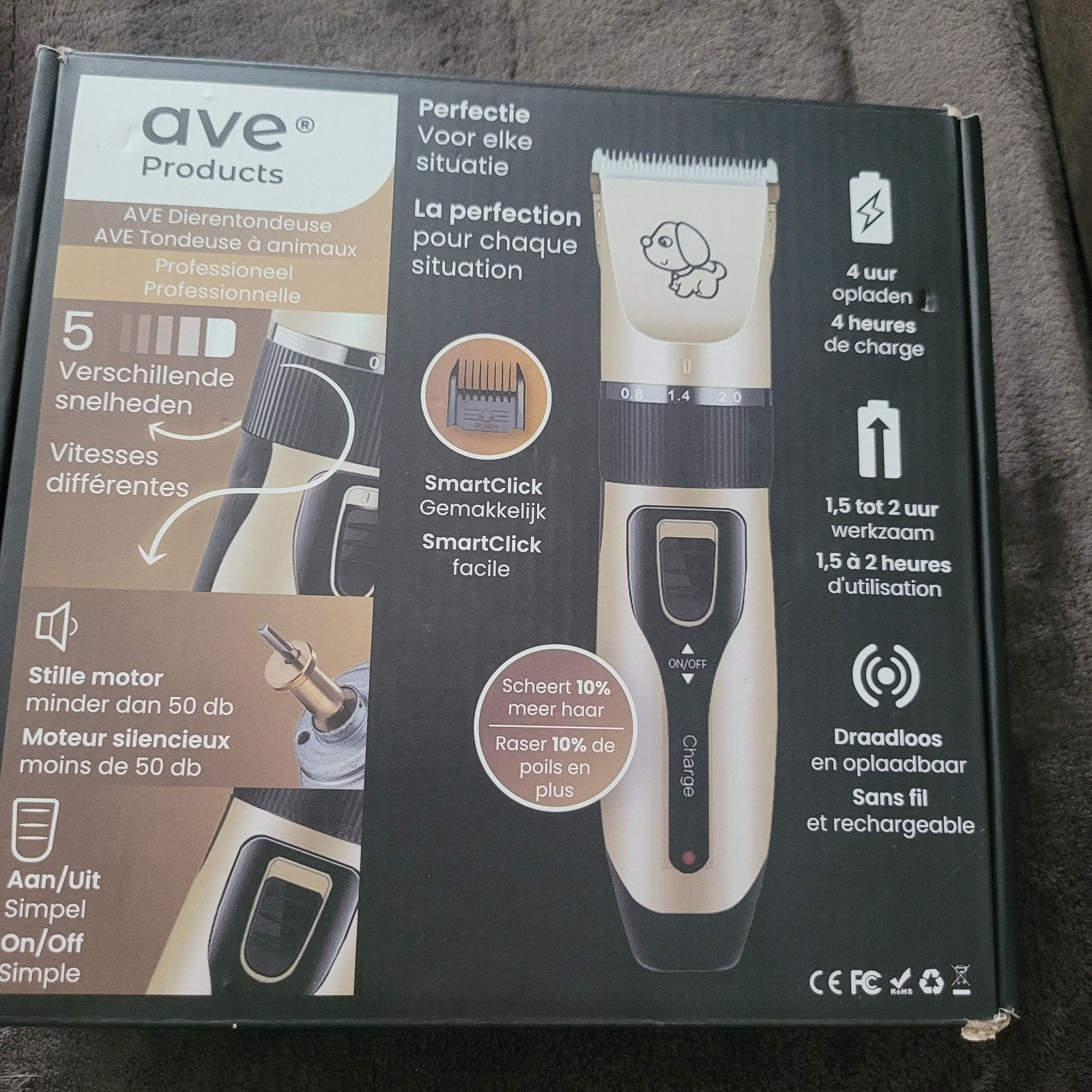 Katten/honden trim verzorgings set van AVE products, Ophalen of Verzenden, Zo goed als nieuw