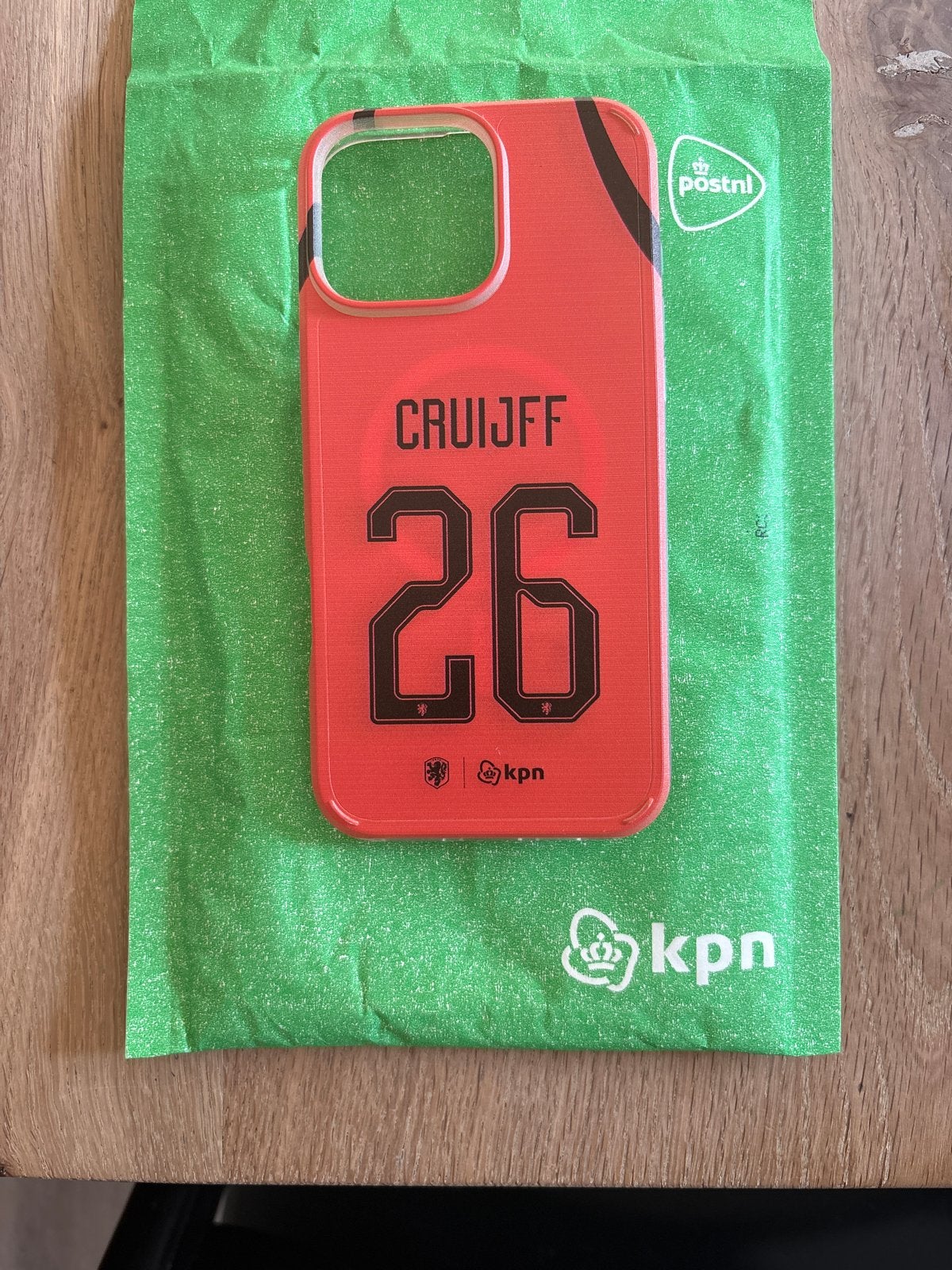 iPhone 16 Pro Max WK ‘26 Cruijff hoesje, Kunststof, IPhone 16 Pro Max, MagSafe, Oranje