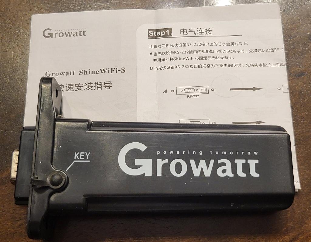 Growatt ShineWiFi dongle stick, Computers en Software, Ophalen of Verzenden, Zo goed als nieuw, Growatt