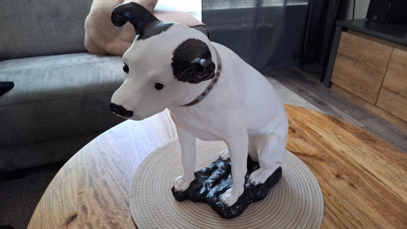 Nipper hondenbeeld, Vintage, Gebruikt, Kunststof, Ophalen of Verzenden