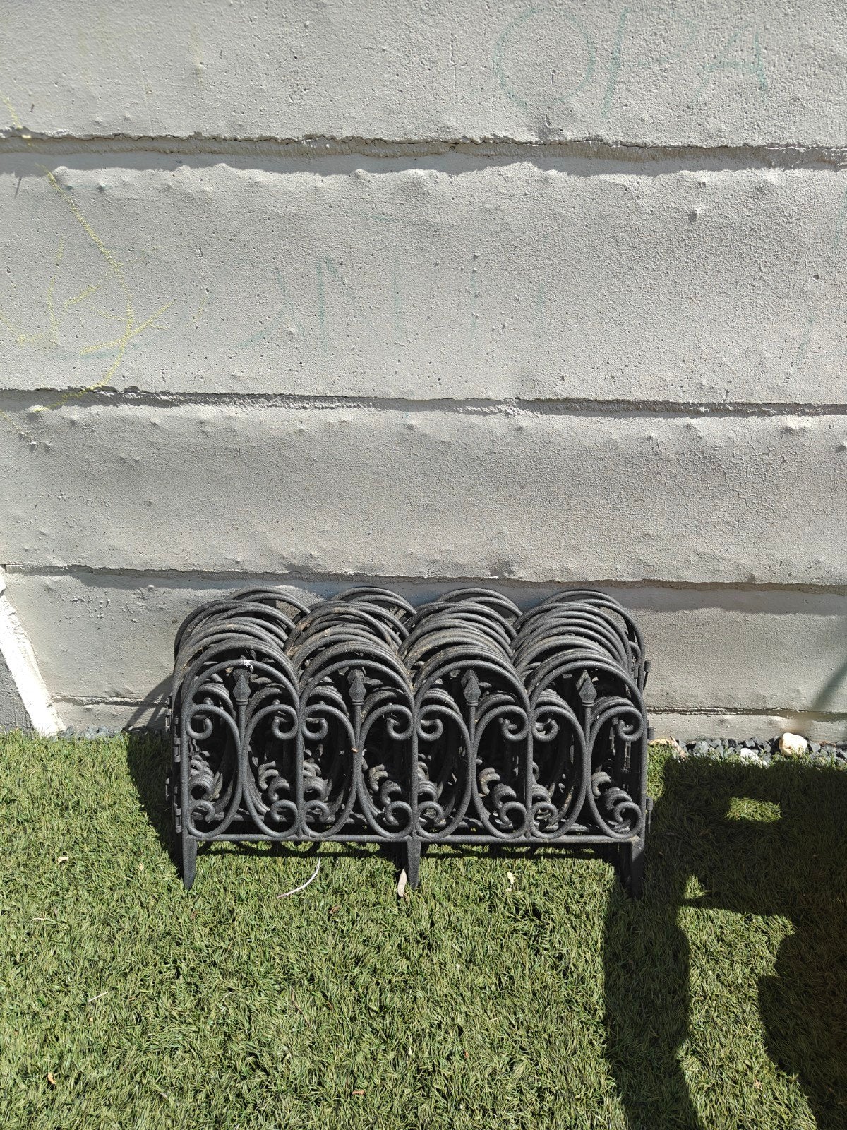 Tuin afrastering, Ophalen, Kunststof