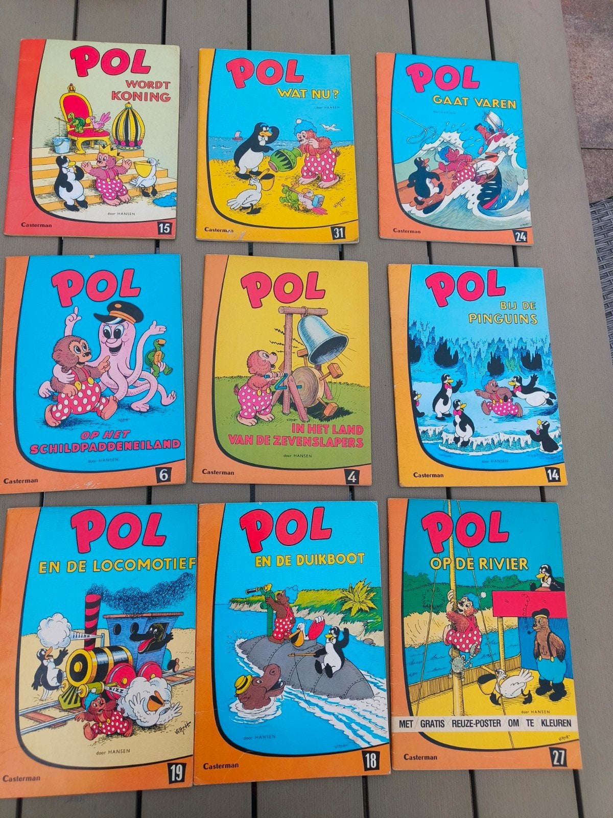 Stripboeken pol, Meerdere stripboeken, Ophalen of Verzenden, Gelezen