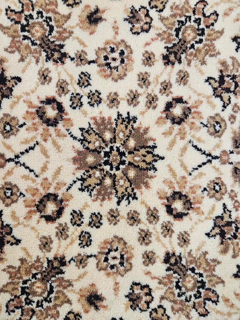 Vintage oosters rond wol Royal Khan vloerkleed 80x80cm, Klassiek, Traditioneel, Bloemenpatroon, 50 tot 100 cm, Zo goed als nieuw