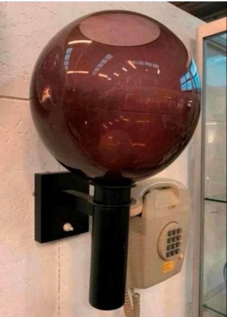 Lamp mooie vintage Philips jaren 60 wandlamp, Ophalen of Verzenden, Zo goed als nieuw
