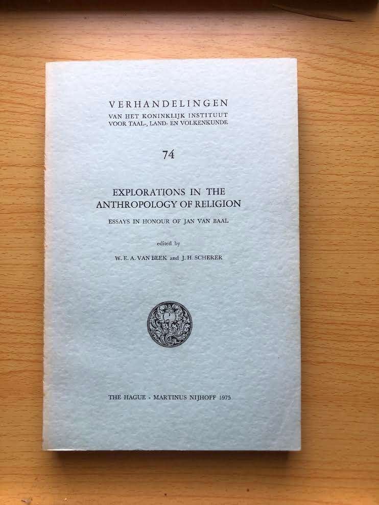 Verkenningen op het gebied van de antropologie der religie, Boeken, Ophalen of Verzenden, Gelezen, W.E.A. van Beek, J.H. Scherer
